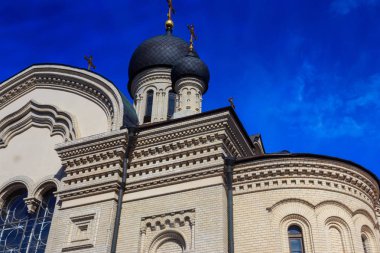 St. Petersburg, Rusya 'daki Valaam Manastırı' nın annesi Kazan Simgesi Kilisesi.