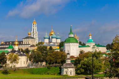 Sergiev Posad, Rusya 'daki St. Sergius Trinity Lavra manzarası