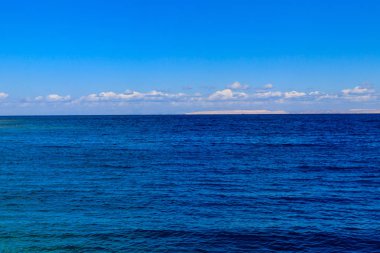 Hurghada, Mısır 'daki Kızıl Deniz manzarası