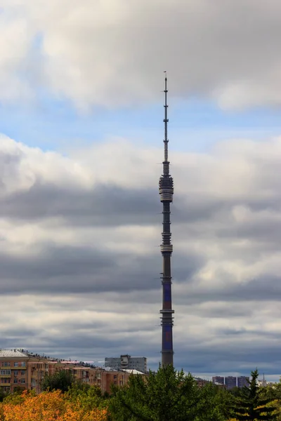 Ostankino TV Tower w Moskwie, Rosja — Zdjęcie stockowe