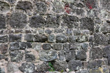 Eski taş duvarın arka planı