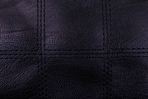 Texture cuir noir pour le fond — Photo
