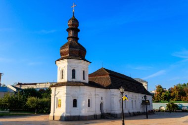 Ukrayna, Kiev 'deki Aziz Michael' s Altın Kubbe Manastırı 'nın Kutsal Kilisesi Aziz John' un Rafinerisi.