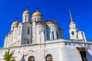 Dormition Cathedral (Assumption Cathedral) in Vladimir, Russia. 