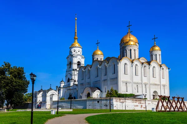 Catedral de la Dormición (Catedral de la Asunción) en Vladimir, Rusia . — Foto de Stock