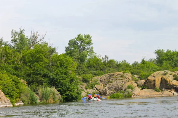 Rafting no rio Bug do Sul — Fotografia de Stock