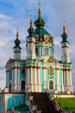 Ukrayna, Kyiv 'deki Aziz Andrew Ortodoks Kilisesi
