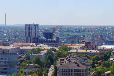 Ukrayna 'daki Kharkiv şehrinin hava görüntüsü
