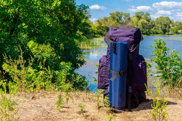 Turistická Kancelář Řeky Létě Koncepce Túru — Stock fotografie