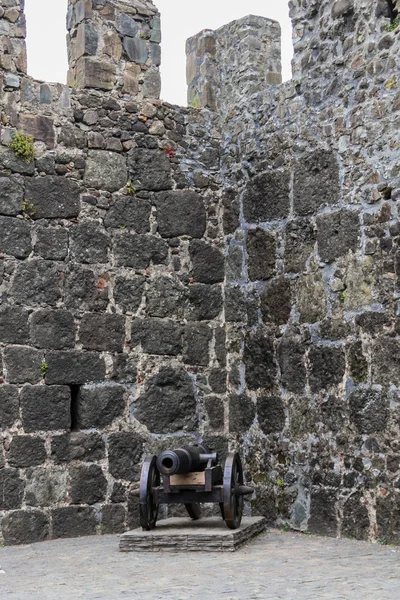 Canhão Medieval Antiga Fortaleza Gonio Geórgia — Fotografia de Stock