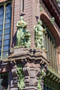 Eliseyev Emporium (Eliseevsky, Elisseeff Kardeşler Dükkanı) St. Petersburg, Rusya 'da Nevsky Prospekt' te