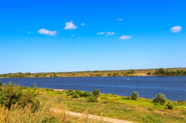 Rusya 'daki Oka Nehri manzarası