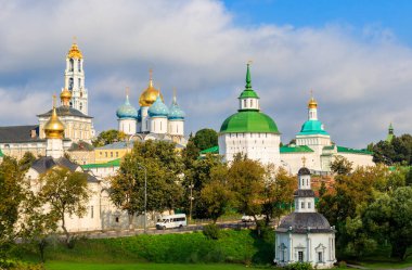 Sergiev Posad, Rusya 'daki St. Sergius Trinity Lavra manzarası
