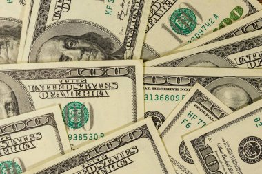 Yüz dolarlık banknotların arka planı