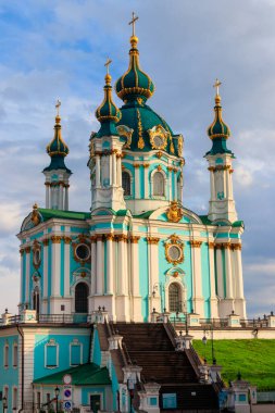 Ukrayna, Kyiv 'deki Aziz Andrew Ortodoks Kilisesi