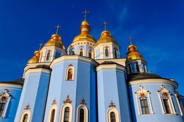 Ukrayna Kiev 'deki St. Michael' s Altın Kubbe Manastırı