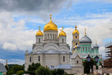 Diveyevo, Rusya 'daki Kutsal Trinity-Saint Seraphim-Diveyevo manastırı manzarası