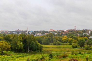 Rusya 'daki Serpukhov kasabasının manzarası