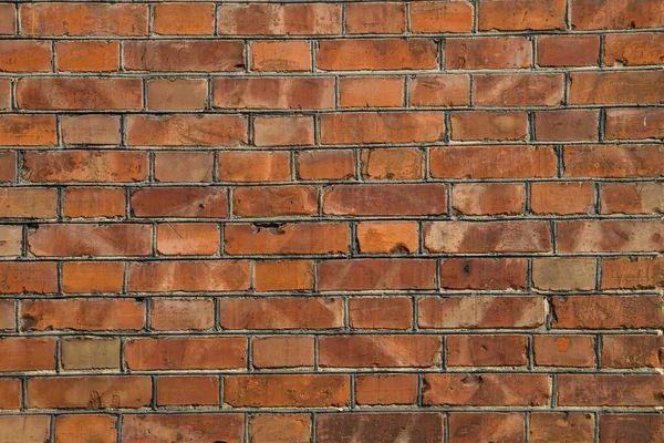 Background Old Red Brick Wall — Stock Photo, Image