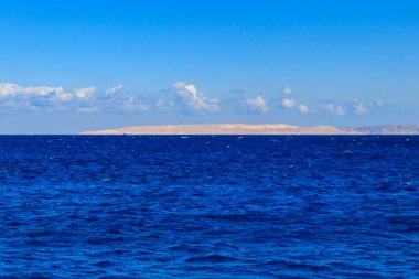 Hurghada, Mısır 'daki Kızıl Deniz manzarası
