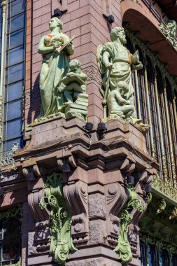 Eliseyev Emporium (Eliseevsky, Elisseeff Kardeşler Dükkanı) St. Petersburg, Rusya 'da Nevsky Prospekt' te