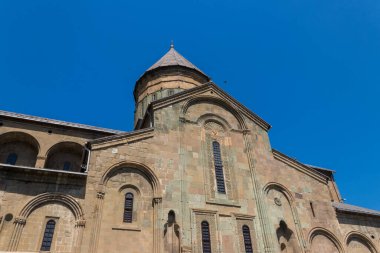 Mtskheta, Gürcistan 'daki Svetitskhoveli Ortodoks Katedrali (UNESCO Dünya Mirası sahası)