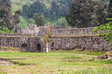 Batumi, Georgia yakınlarındaki eski Bizans Gonio kalesi.