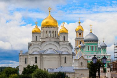 Diveyevo, Rusya 'daki Kutsal Trinity-Saint Seraphim-Diveyevo manastırı manzarası