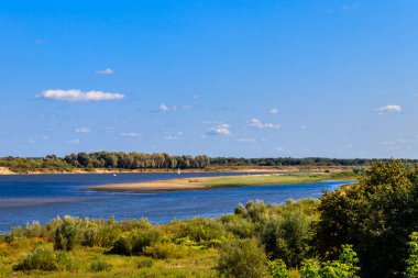 Rusya 'daki Oka Nehri manzarası