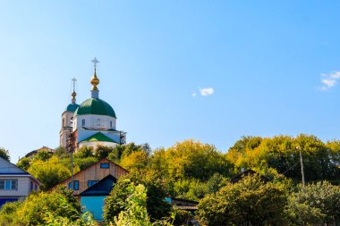 Murom, Rusya yakınlarındaki Karacharovo köyündeki Kutsal Üçlü Kilisesi.