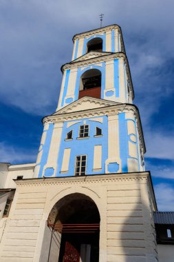 Pereslavl-Zalessky, Rusya 'daki Nikitsky Manastırı' nın çan kulesi. Rusya 'nın altın yüzüğü