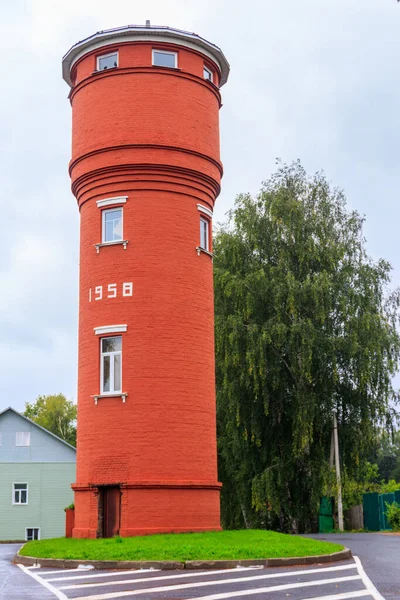 Old Red Brick Water Tower Tolga Suburb Yaroslavl Russia — Stock Photo, Image