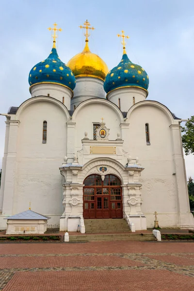 Assumption Cathedral Trinity Lavra Sergius Sergiev Posad Russia — Stock Photo, Image
