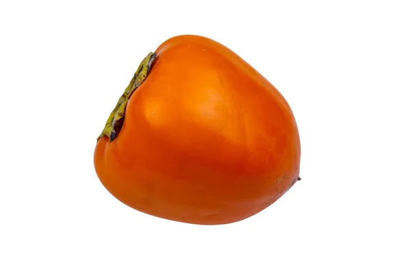 Persimmon Vruchten Geïsoleerd Witte Achtergrond — Stockfoto