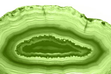 Arka plan - Yeşil Akik dilim mineral makro (Pantone 15-0343 yeşillik)