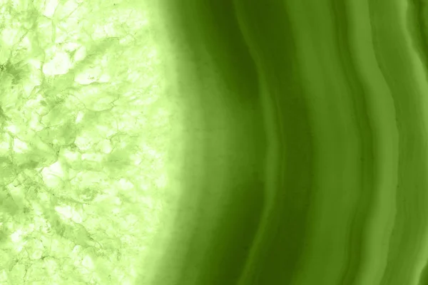 Streszczenie tło - zielony Agat plasterek mineralne makro (Pantone 15-0343 zieleni) — Zdjęcie stockowe