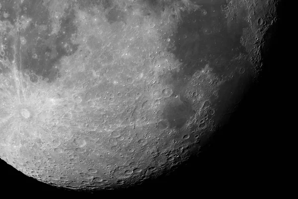 Γκρο πλαν, από την επιφάνεια της Σελήνης — Φωτογραφία Αρχείου
