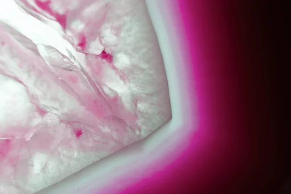 Abstrakter Hintergrund - rosa Achat Scheibe Mineral — Stockfoto