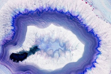 Arka plan - mavi akik mineral kesit