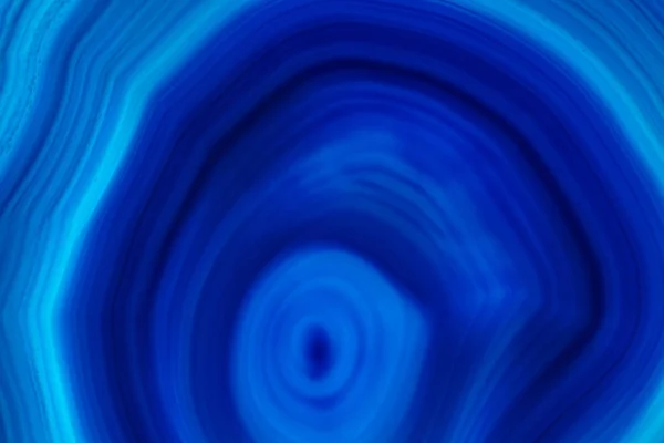 抽象背景-蓝色玛瑙矿物横断面 — 图库照片