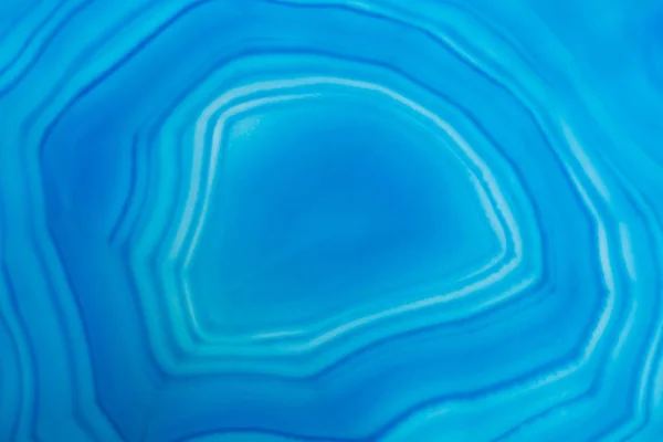 Abstrakter Hintergrund - blauer Achat-Mineralquerschnitt — Stockfoto