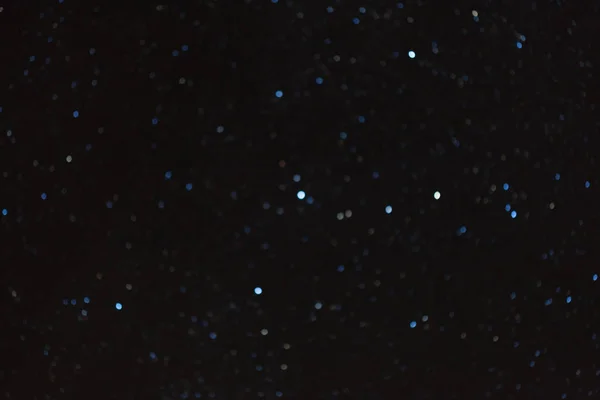 Out of focus night sky, constellation Cassiopeia