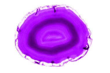 Arka plan - mavi akik mineral beyaz arka plan üzerinde izole kesit