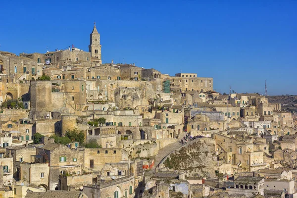 Matera Italië Landschap Van Oude Stad Sassi Matera — Stockfoto