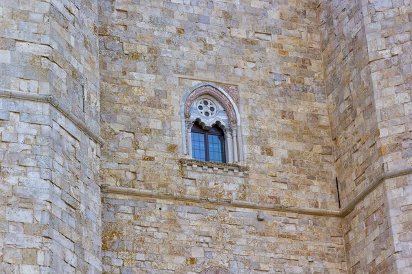 Castel Del Monte Andria Λεπτομέρεια Μνημείο Παγκόσμιας Πολιτιστικής Κληρονομιάς — Φωτογραφία Αρχείου
