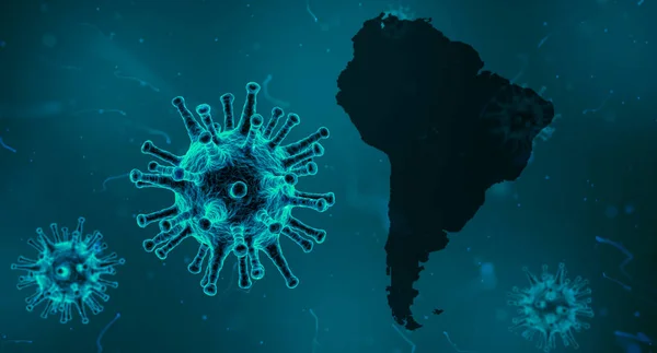 Pandemia Mundial Coronavirus Emergencia Sudamérica —  Fotos de Stock