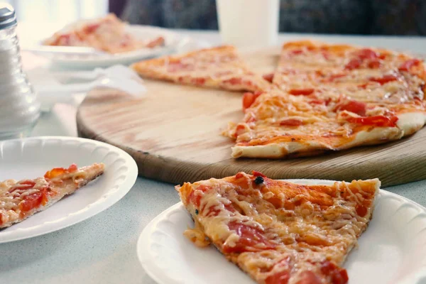 Geweldige Smaak Van Pizza — Stockfoto