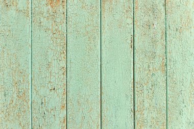 Dikey çıta, eski yeşil boya kırık. Arka plan