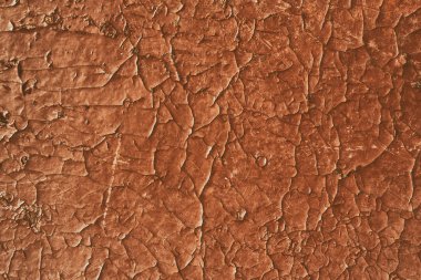 Kırık kahverengi boya. Kusursuz eski doku arkaplanı