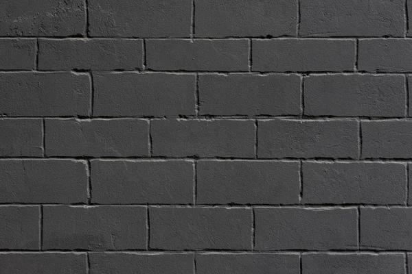 Black grunge loft styled brick wall. Background — Stock Photo, Image